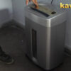 Kavinstar A6-1.8T Confidential Paper Shredder Machine Shred Upto 15-17 Sheets (70gsm) at a time with Noiseless Shredding