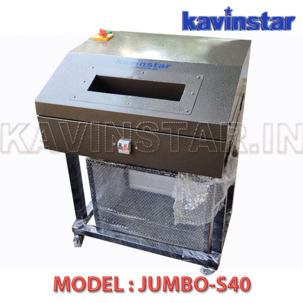 Kavinstar JUMBO S40 Straight Cut Heavy Duty Paper Shredder Machine or Paper Katran Machine Shred Up to 40-45 Sheets at a time