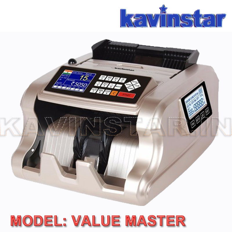 VALUE MASTER MIX VALUE COUNTING MACHINE WITH FAKE NOTE DETECTOR