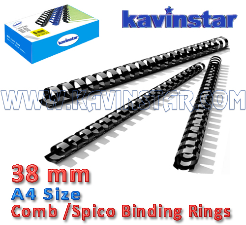Comb bind Ring 38 mm, comb binding machine price, comb binding ring, Comb/ Spico Rings, spico binding ring, spico binding rings