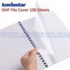 transparent binding sheet