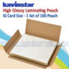 Laminating Pouch ID Card Size 125 Micron