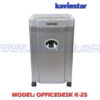 Kavinstar OFFICE-DESK K25 Heavy Duty Paper Shredder Machine Shred Up to 20-25 Sheets at a time with Low Noise