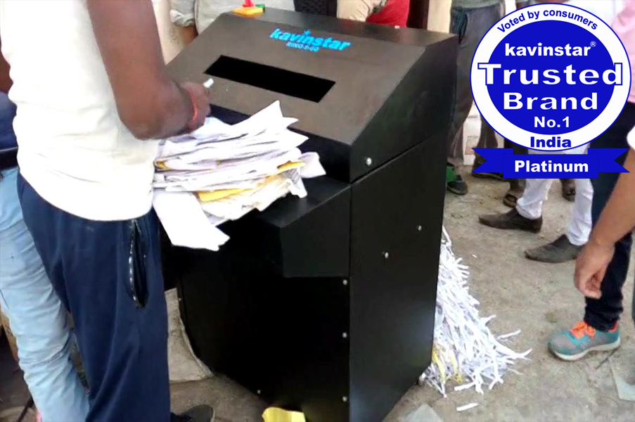 Industrial paper shredder machine