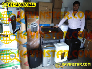 Heavy duty paper shredding machine
