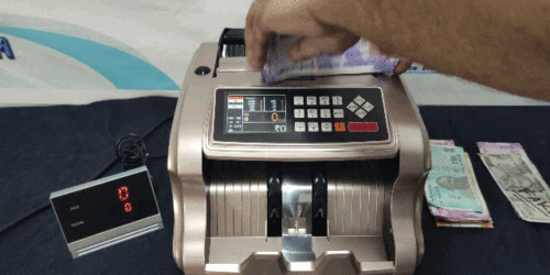Mix Note Counting Machine with Fake Note Detector