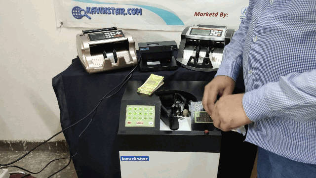 Bundle Note Counting Machine with Trolly