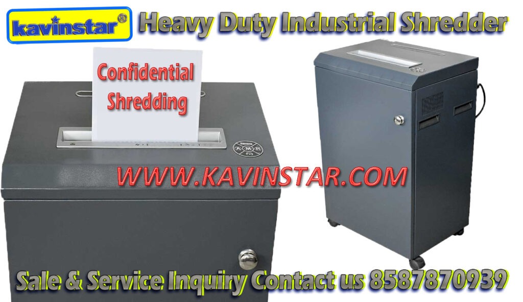 Metal Body Paper Shredder Machine Heavy Duty