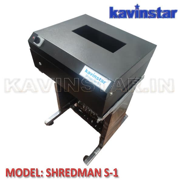 Kavinstar SHREDMAN S1 Strip Cut Paper Shredder Machine or Paper Katran Machine Shred Upto 20-25 Sheets at a time