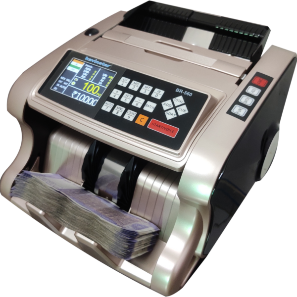 Kavinstar BR 560 VALUE - Mix Note Currency Counting Machine with Fake Note Detector