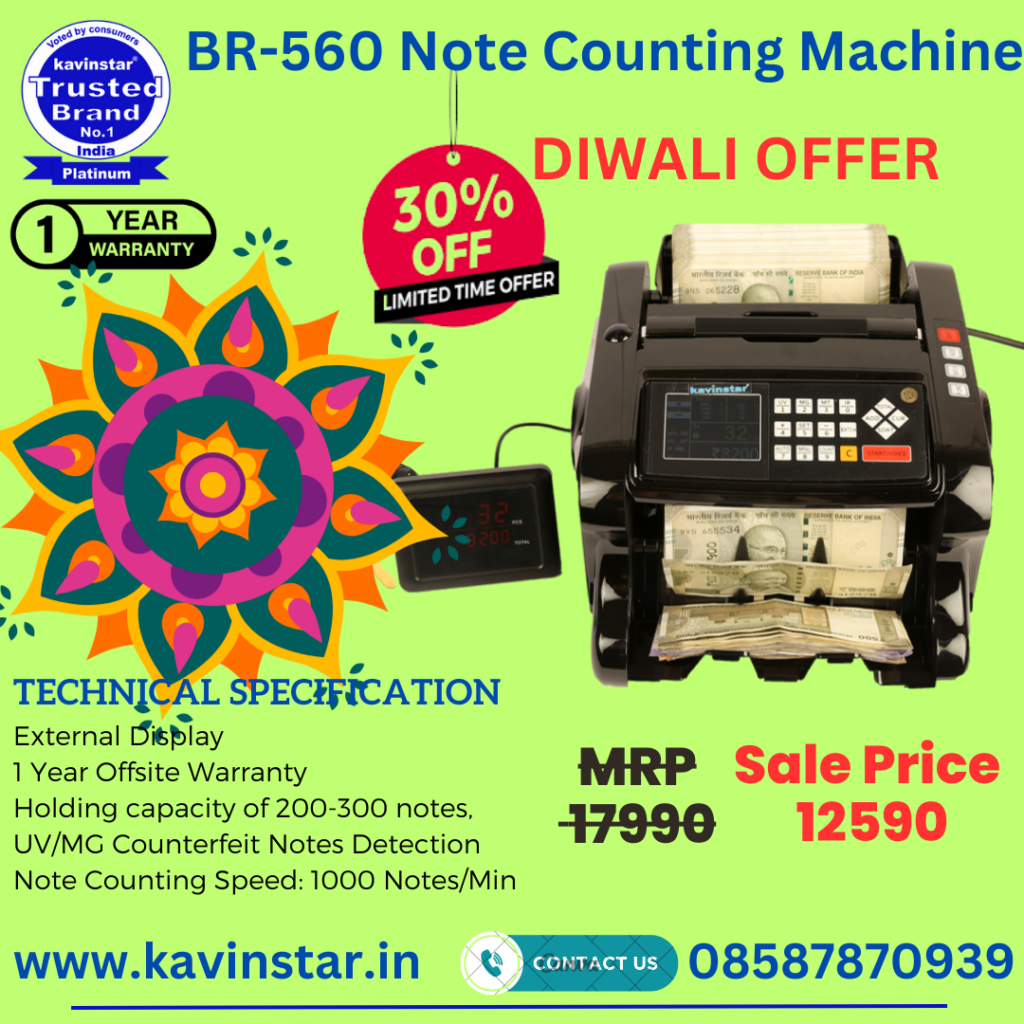 BR-560-Black-Note-counting machine