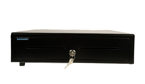 Kavinstar Cash Counter Locker Machine - Electronic & Manual Metal Cash Drawer for POS System - Image 3