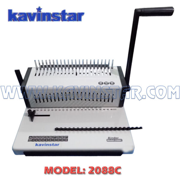 Kavinstar 2088C Heavy Duty Comb Binding Machine with 18-20 Sheets Punching Capacity