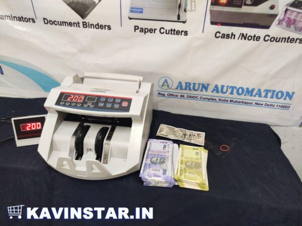 Kavinstar VC 2108 LED Note Counting Machine with Fake Note Detector - Image 5