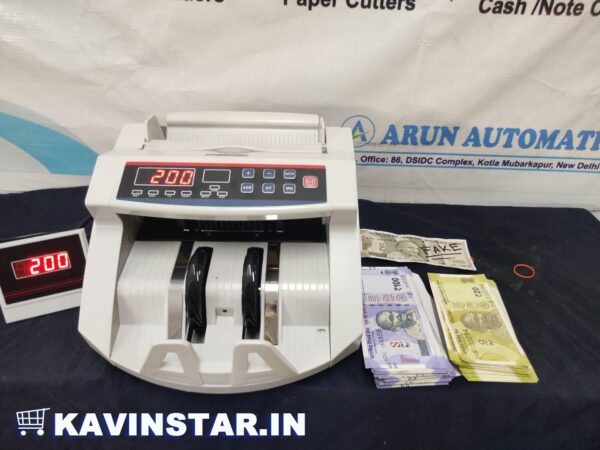 Kavinstar VC 2108 LED Note Counting Machine with Fake Note Detector - Image 6