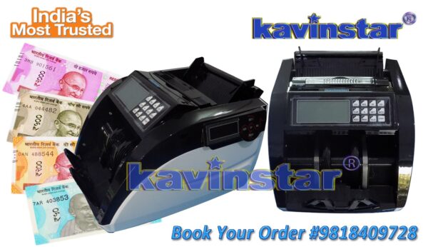 Kavinstar VELCHEK Heavy Duty Currency Counting Machine with Fake Note Detector - Image 7