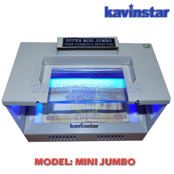 Kavinstar MINI JUMBO LED Currency Detector UV Light or Bank Cheque Validator (Metal Body)