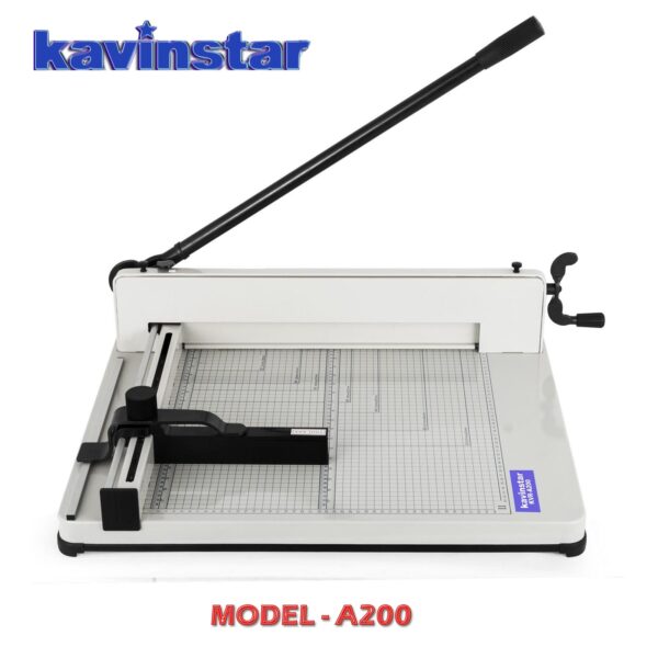 Kavinstar KVR-A200 Manual Paper Cutting Machine (Cutting Capacity – 350 sheets/70gsm) - Image 2