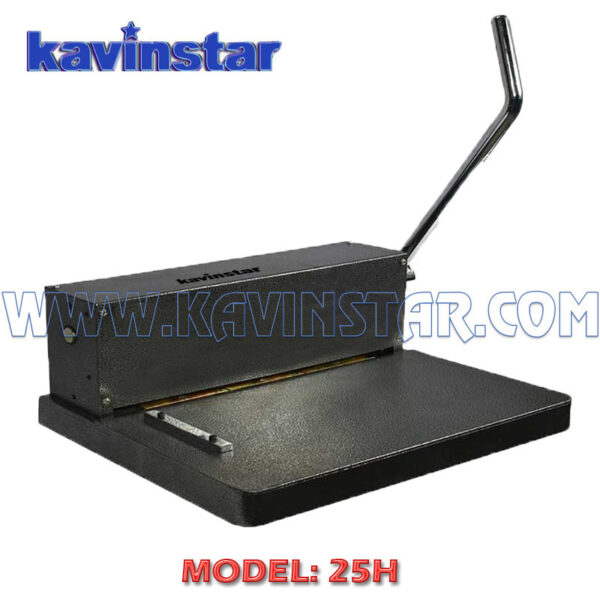 Kavinstar 25H Heavy Duty Spiral Binding Machine FS/Legal Size with 20-25 Sheets (70gsm) Punching Capacity - Image 2